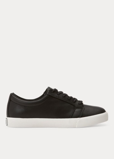 Ralph Lauren Reaba Læder Sneakers Dame Danmark (MOHBE7451)